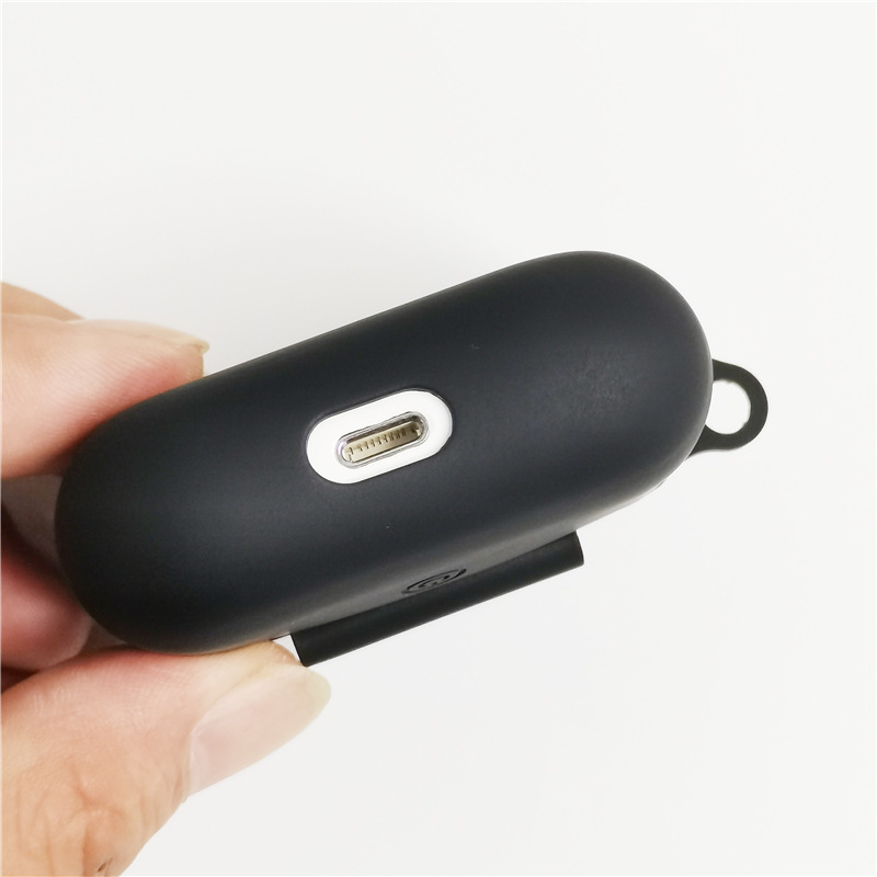 Suitable for Apple AirPods Pro Protective Cover Wireless Bluetooth Headset Silicone Thin Pure Color Shell Cosmetics Bag