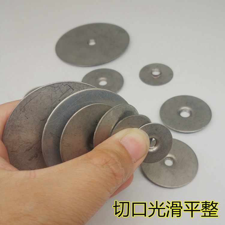 Stainless steel round tube sealing tapping piece round welding thread hole plug fastening connector shoe rack hanger accessories