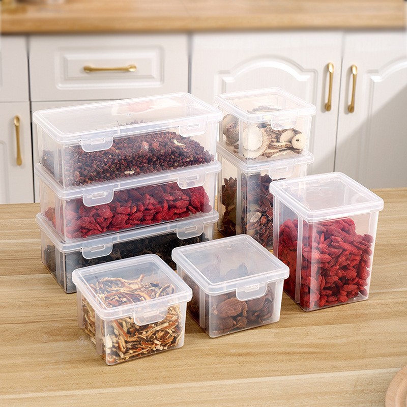 Spice Storage Box Seasoning Container Spice Organizer for Home Kitchen Cinnamon Star Anise Dried Chili Powder Dry Ingredient Jar Sealed