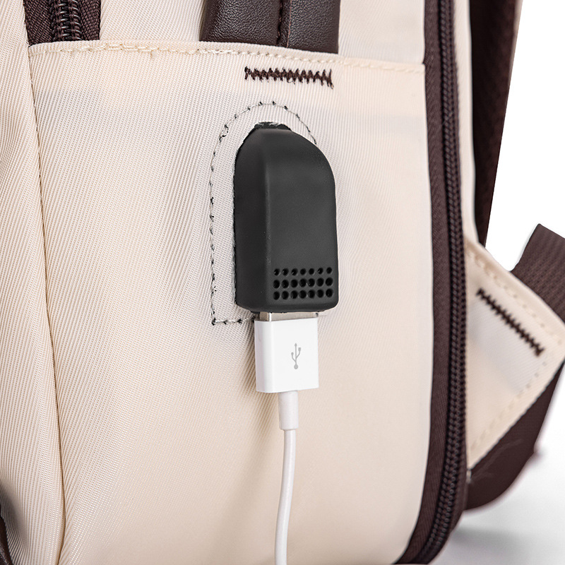 Cross-Border 2025 Unisex School Bag, High-End Fashion Laptop Business Backpack, Large-Capacity Backpack