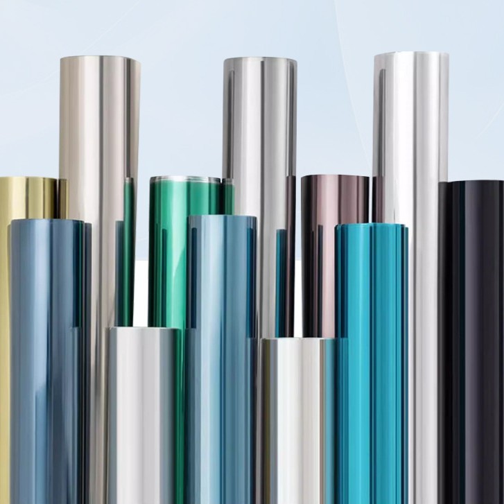 Customized Exclusive Plastic-Sealed Small Roll Sun Protection and Heat Insulation Film Window Glue-Free Anti-Peeping Film Translucent Glass Sticker Glass Film