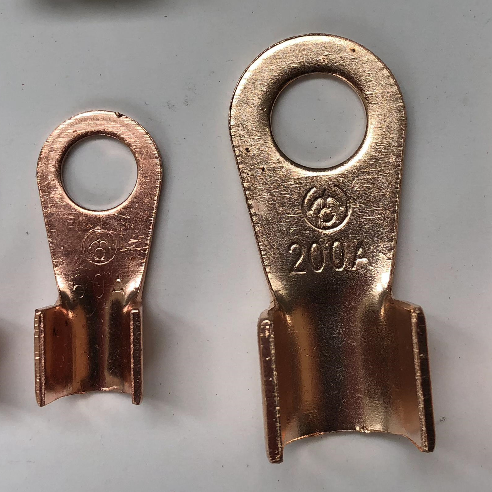 Grade a Open Nose Ot-200A Copper Nose Copper Connector Wire Ear Copper Terminal Block Also Dt Dtl Zhejiang