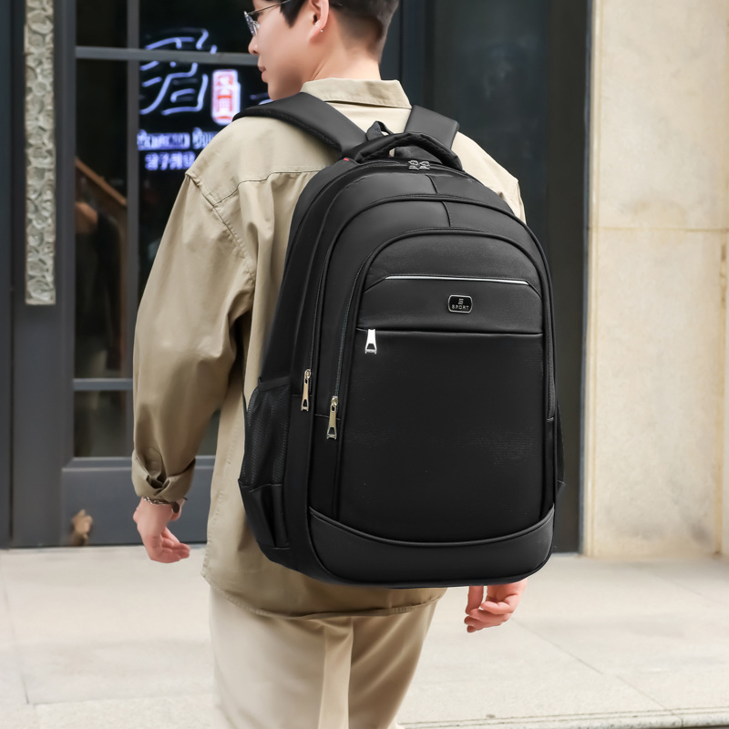 Рюкзак мужской большой ёмкости бизнес-компьютерная сумка школьная сумка мужская портативная для поездок водоотталкивающая