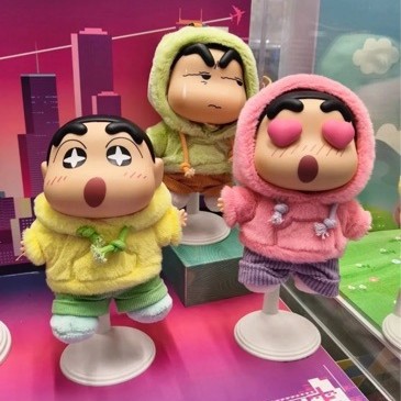 Официальный Крэон Шин-Чан Эмоция Серия дофамина Виниловая Слепая коробка Плюшевая подвеска Модная игрушка Кукла Подарок на день рождения