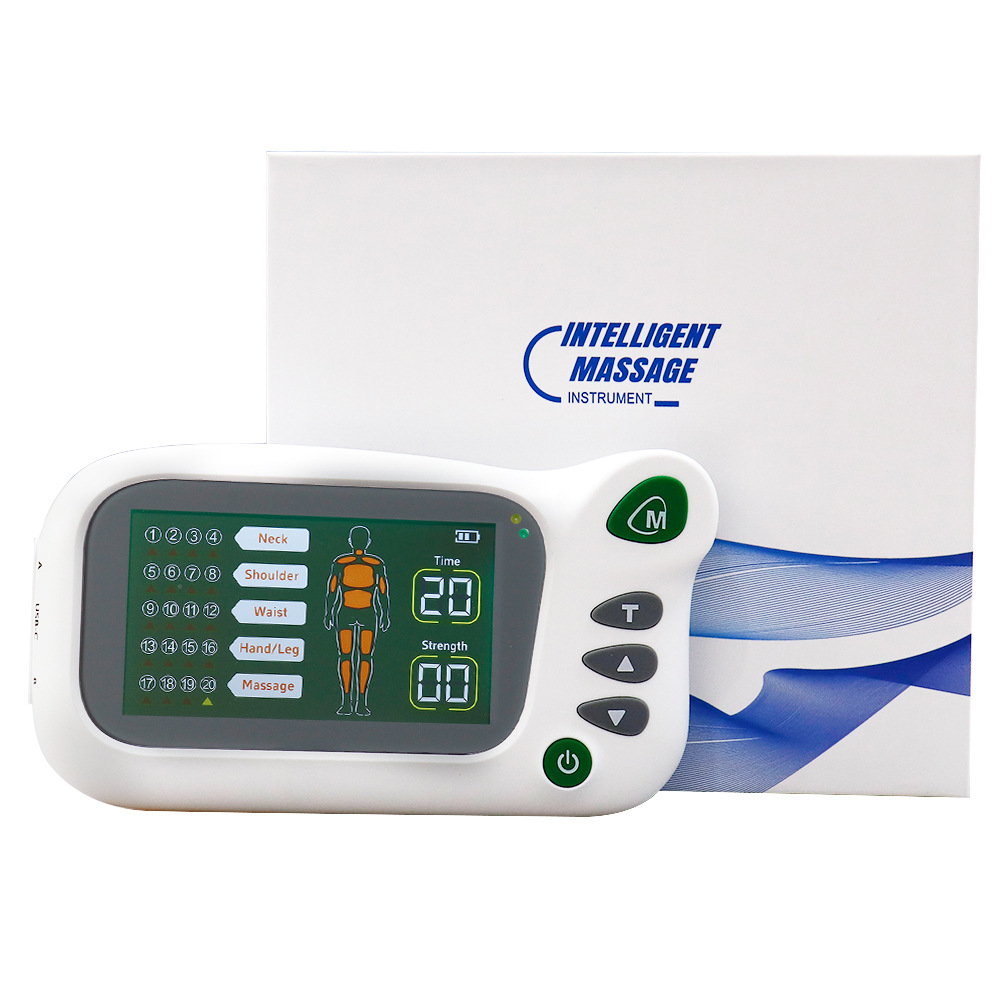 Multifunctional Tens/Ems Dual-Output Pulse Physiotherapy Massage Electrotherapy Stimulates the Whole Body Muscles and Clears the Body's Meridians