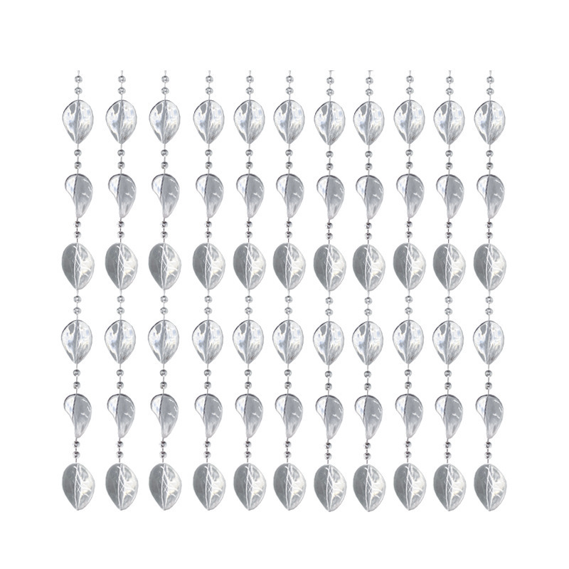 Acrylic String Curtain Bead Curtain Transparent Connected Beads Crystal Bead String Wedding Aisle Ceiling Door Curtain Decoration Material Modern
