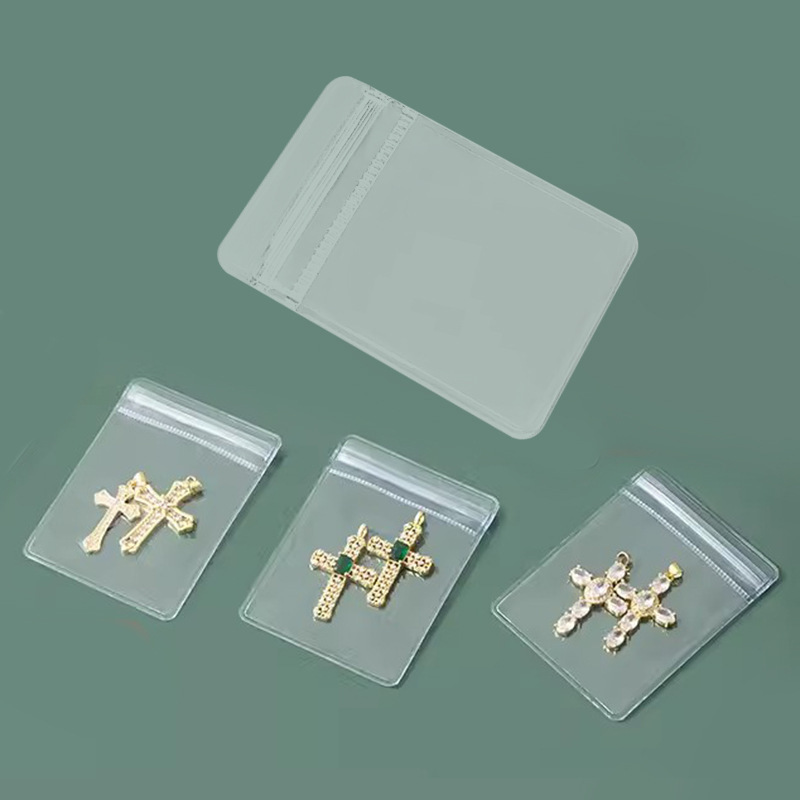 Pvc Ziplock Bag Jewelry Storage Bag Jewelry Necklace Earrings Ring Bracelet Sealed Bag Wenwan Jewelry Packaging Bag
