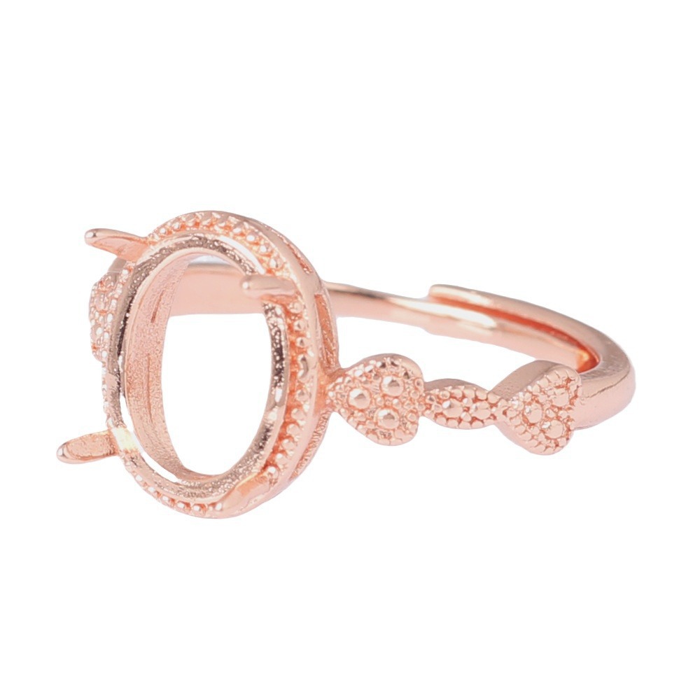 Quit holder empty holder yellow copper electroplating white steel gold 925 silver mosan drill holder pendant holder inlaid jewelry production