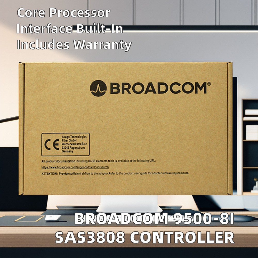 Broadcom 9500-8I Large-Scale Integrated Circuit Sas3808 Pci-E 4.0 X8 12 Gb/S S