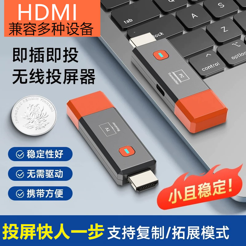 Беспроводной HDMI передатчик 1080P высокое разрешение видео проектор экран одноэкранное устройство настольный компьютер подключен к телевизору проектору