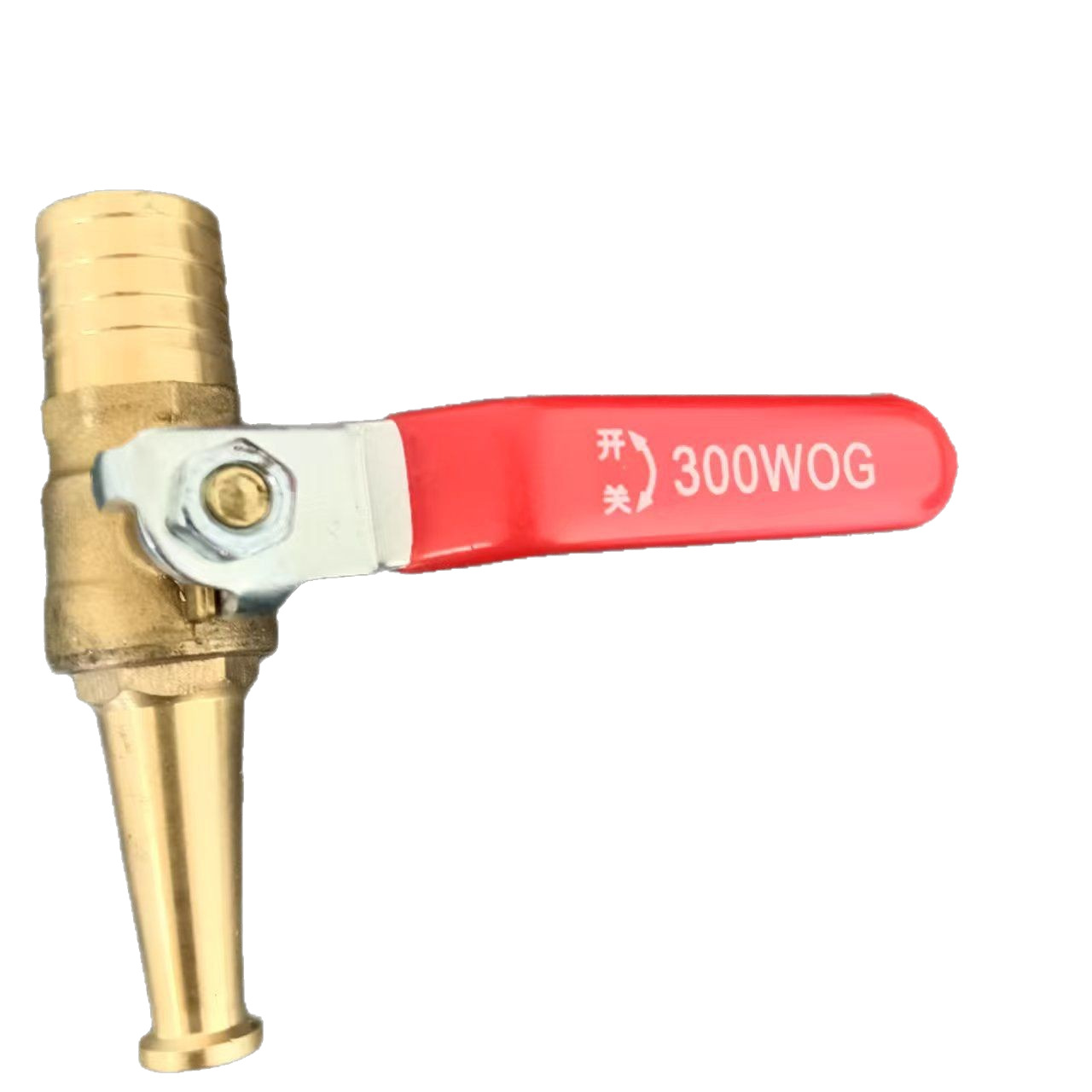 Fire hose reel water gun head self-help reel water gun switch copper nozzle thickened high voltage DC water nozzle