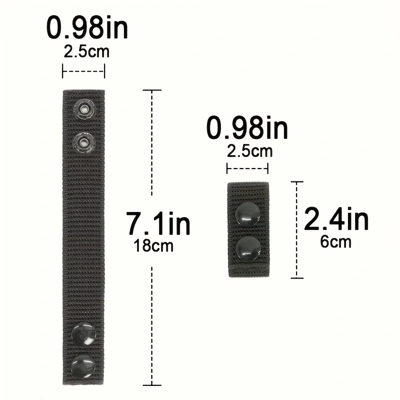 Cross-Border Outdoor Tactical Belt Fixed Buckle Nylon Adjustable Webbing Duty Equipment Four-In-One Buckle Portable Belt Buckle