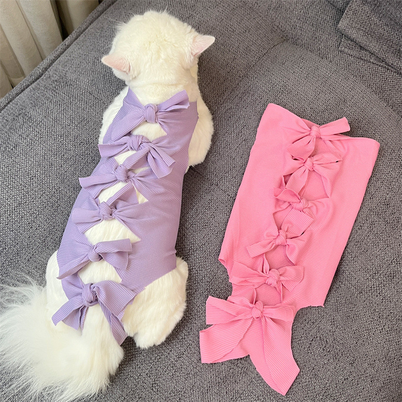 Cross-Border Popular Dog and Cat Menstrual Pants, Anti-Licking and Breathable Post-Surgery Special Pet Clothes, Cat Sterilization Clothes