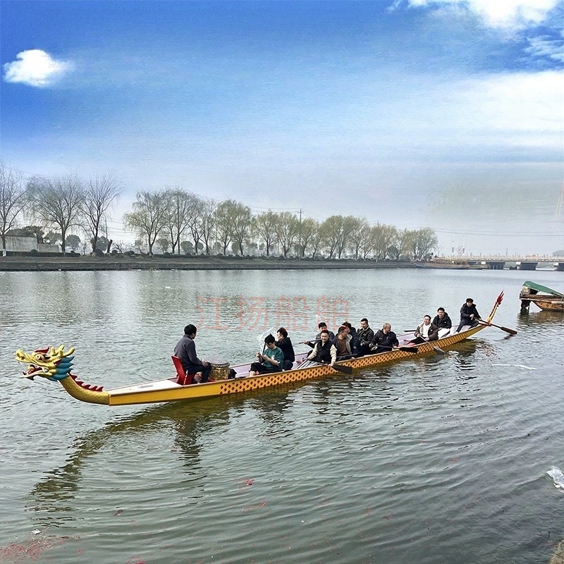 Национальный стандарт на 12 и 22 человека, стандартный гребной дракон, соревнования по гребле на деревянном драконьем лодке, заводская распродажа