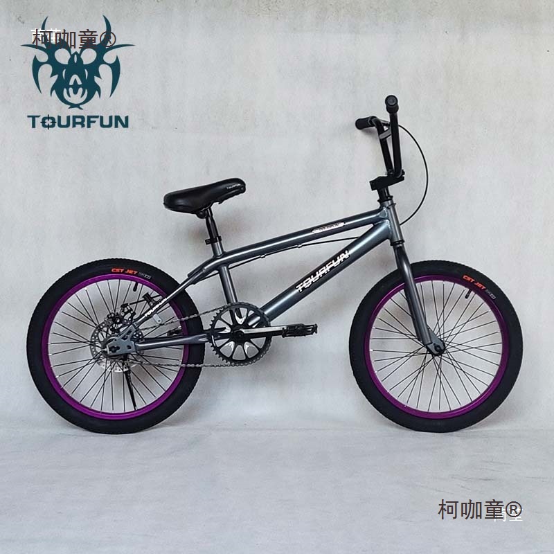 20inch Bmx Bmx Single Rear Disc Brake Trick Car Performance Car Fancy Street Car Aluminum Alloy Frame Temaxibao