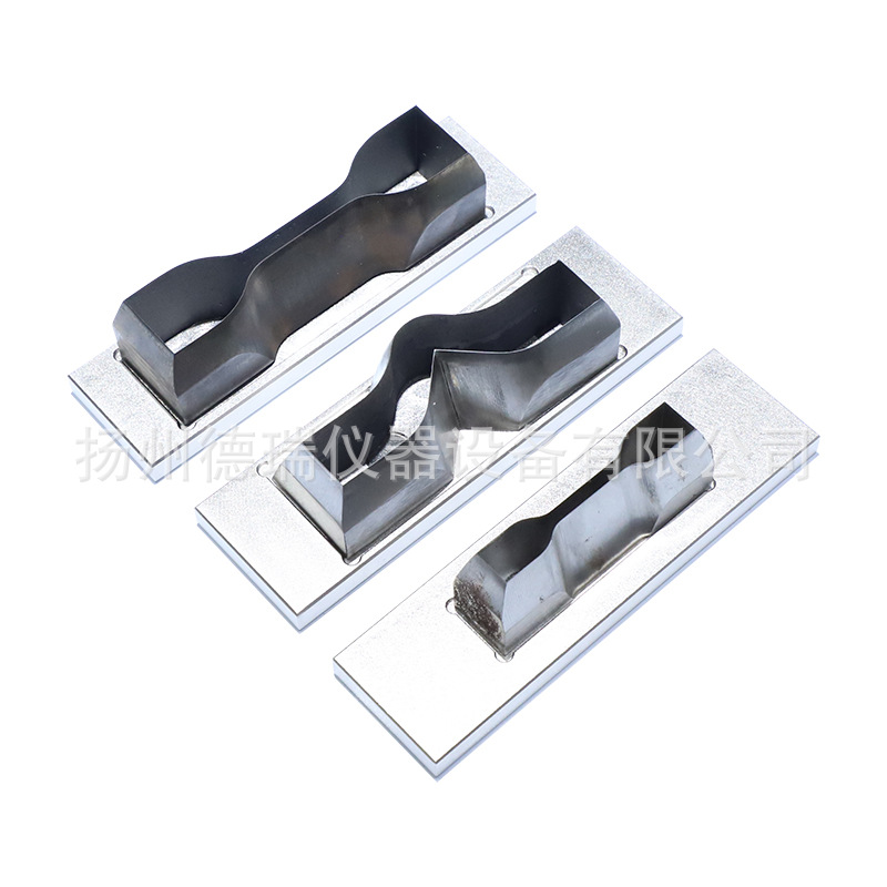 Dumbbell Cutter Rubber Plastic Stretching Bending Sample Cutter Round Right Angle Trouser Crescent Tear Rectangular Cutter