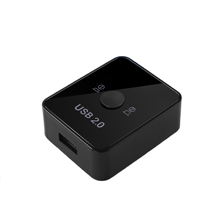 uSB Printer Sharer Automatic Network-free Switching Splitter One-to-two Converter Computer uSB Flash Drive Splitter