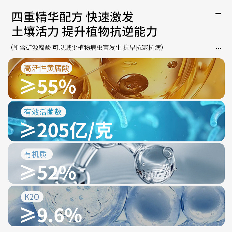 [Whatever You Plant Will Thrive] Universal Soil Activator Flower Pot Black Water Soil Improvement Soil Loosening Agent Fertilizer