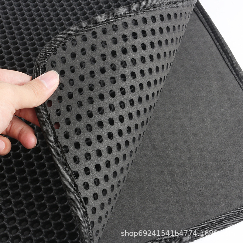 Eva Cat Litter Mat Anti-Splash Double-Layer Filter Cat Litter Mat Washable Extra Large Litter Control Mat Cat Toilet