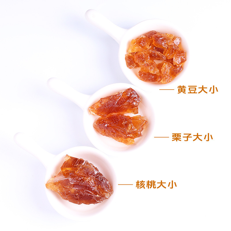 Yellow rock candy small grain old rock candy block bubble wine tea special sugar cane sugar polycrystalline ground soil Yunnan old rock candy wholesale
