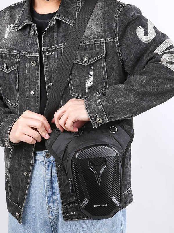 Fashionable Motorcycle Leg Bag, Riding Bag, Motorcycle Crossbody Bag, Men's Waist Bag, Outer Delivery Cross Bag, Riding Backpack, Waterproof