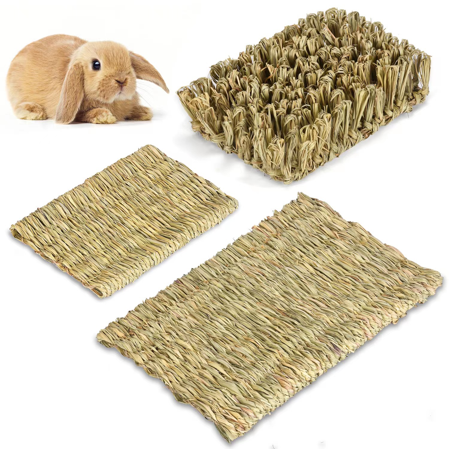 Natural Wind Different Pet Straw Simulation Tusset Edible Totoro Totoro Rabbit Molar Timothy Grass Pad