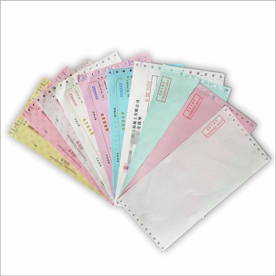 Cross-Border English Delivery Note Computer Printing Machine Printing Paper 2, 3, 4, 5, 6-Part Shipping Note List Carbonless Copy