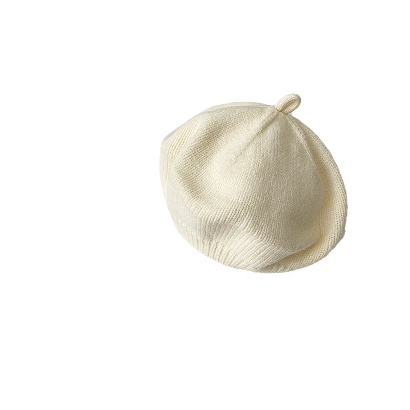 ins Korean-style Baby Bailey Hat Spring Autumn Winter Knitted Wool Warm Boy and Girl Baby Painter Hat