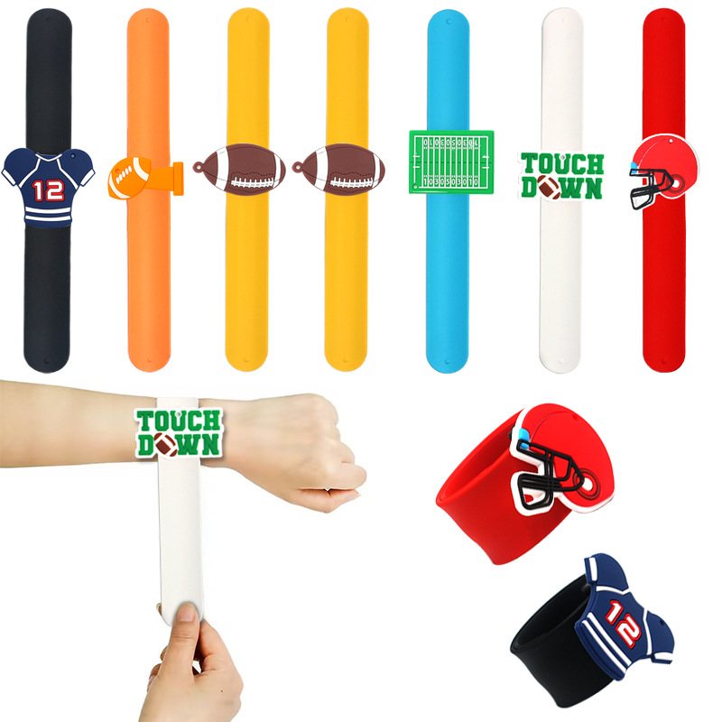 New Rugby keychain Jersey court straw TOUCHDWN racket ring wrist strap