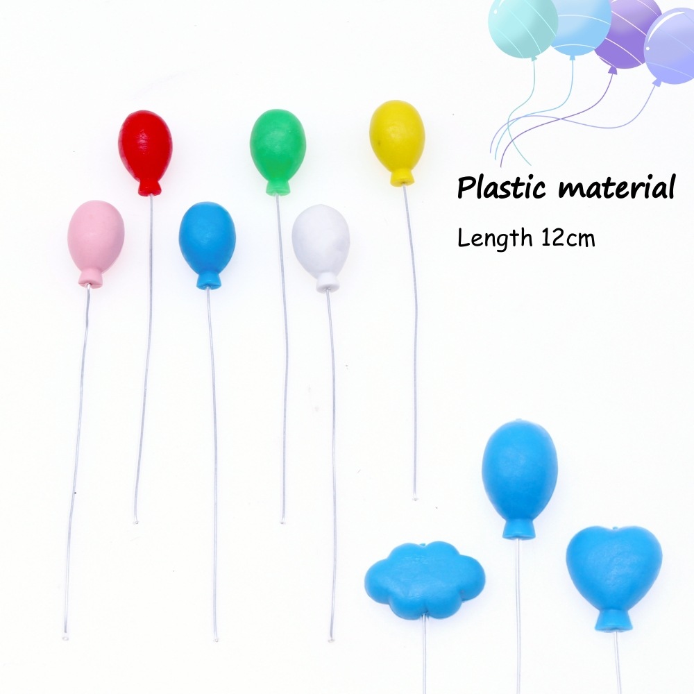 Doll House Mini Color Balloon Micro Landscape Scene Photography Props Decoration Cake Party Car Decoration Decoration Accessories