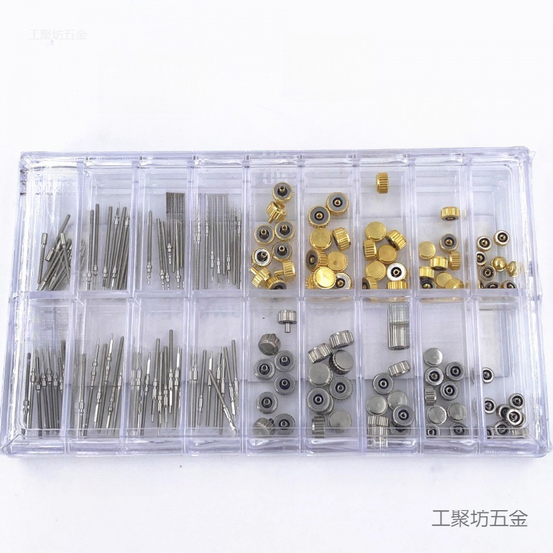 Boxed Copper High-Quality Precision Waterproof Watch Crown with Lever for Time Adjustment Watch Accessories