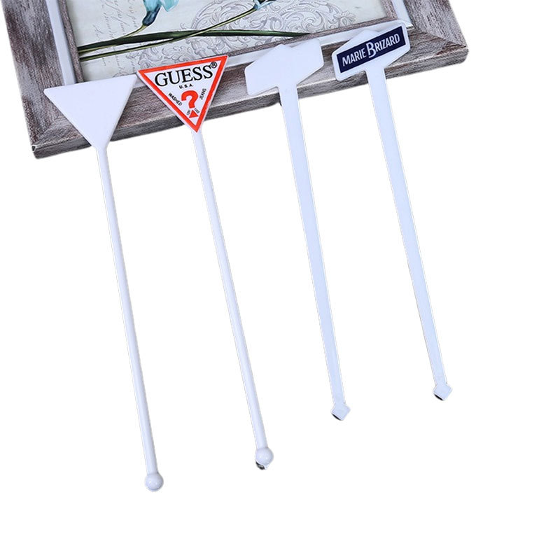 Disposable Plastic Stirring Sticks for Milk Tea, Coffee, Cocktail Sticks, Ktv Bar Mixing Sticks, Experimental Debugging Sticks, Printable