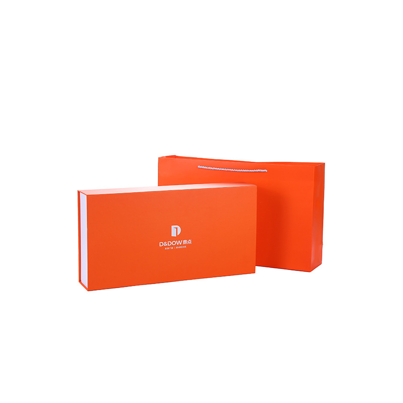 Customized Packaging Boxes with Printed Logos, Custom Gift Boxes, Book-Shaped Boxes, Heaven and Earth Cover Color Boxes, Small Batch Customization, Environmentally Friendly