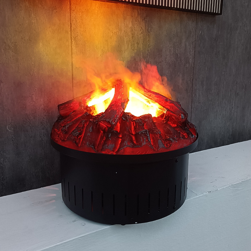 Decorative firewood hearth core bare carbon strip ornamental resin ornaments simulation flame charcoal strip electronic fireplace accessories