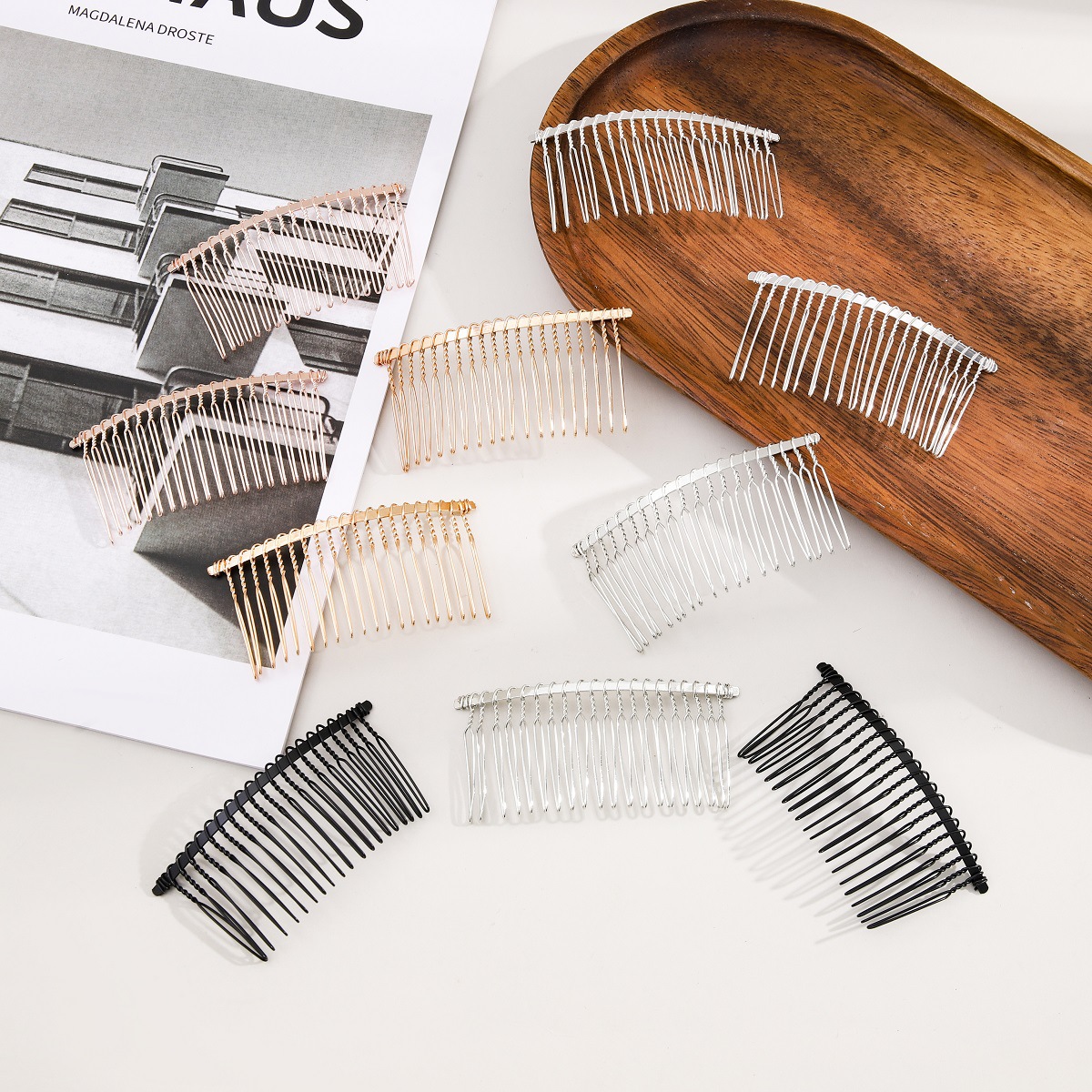 Гуандунская закрученная расческа для укладки сломанных волос аксессуары для причесок DIY свадебные аксессуары производители расчесок