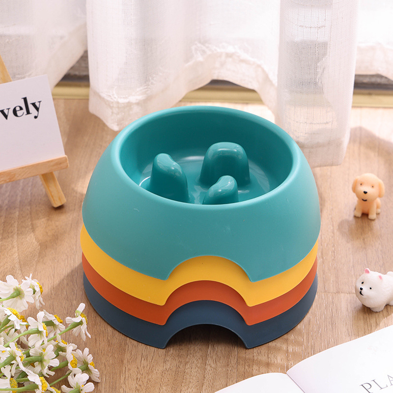 Pet Slow Food Bowl Feeder, Anti-Choking Slow Food Bowl, High-Looking Pet Supplies, Dog Bowl, Cat Food Utensils, Slow Food Bowl