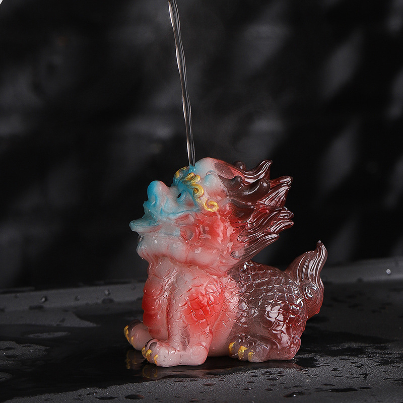 Tea Pet Small Ornaments Color Change Litchi Fruit Myrica rubra Golden Toad Tea Table Tea Play Creative Tea Table Ornaments Tea Set Ornaments