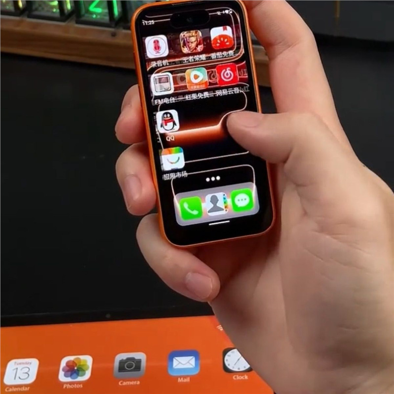 Original Chinese Version, Unactivated, Small Screen 17Mini New Model, Facial Recognition Smart Mini Small Screen Download Mobile Phone