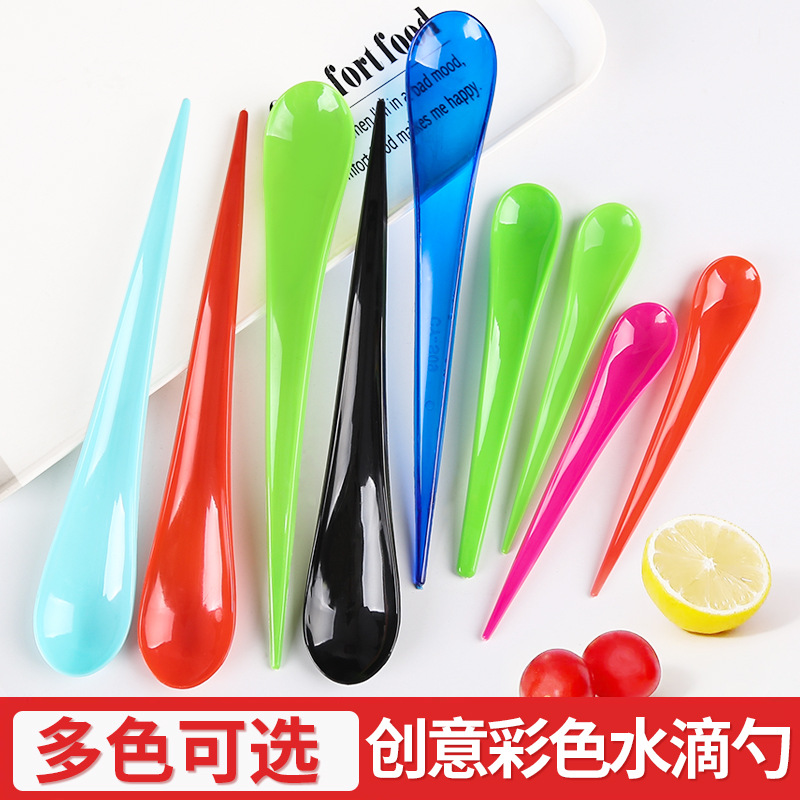 Одноразовая ложка для мороженого, утолщенная, светло-зеленая