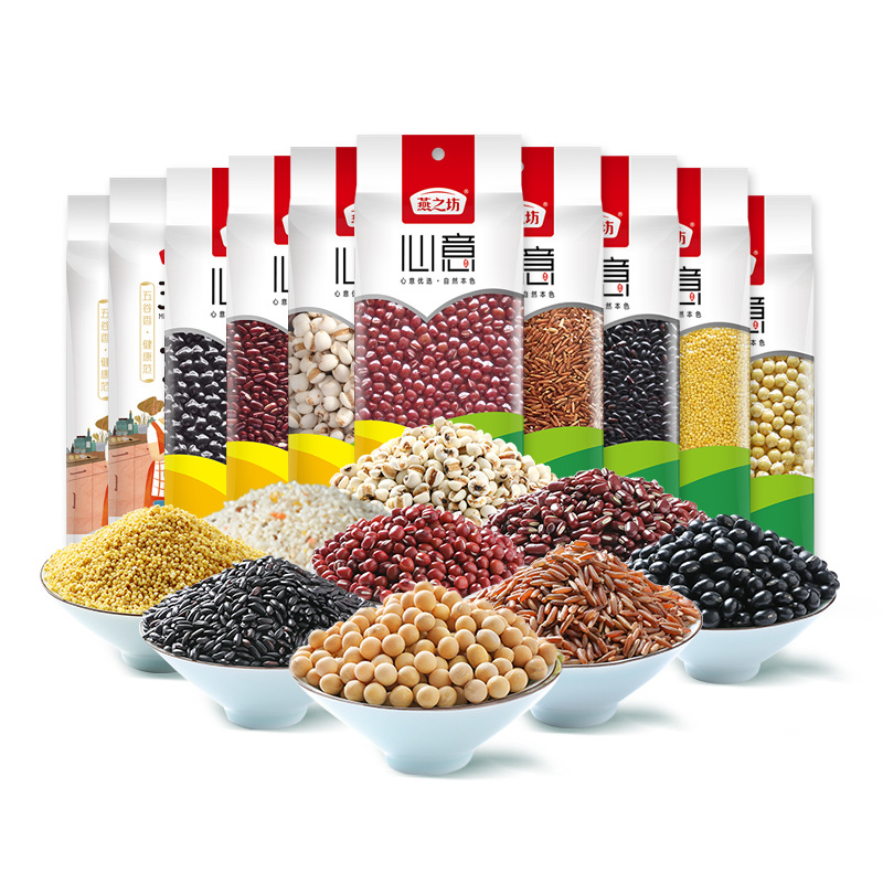 Yanzhifang Wholesale Grains: Mung Beans, Glutinous Rice, Large Yellow Beans, Yellow Millet, Brown Rice, Fresh Grains