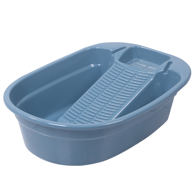 Large thickened thickened deep washing basin student dormitory high-looking integrated wash basin high temperature resistant household washing basin