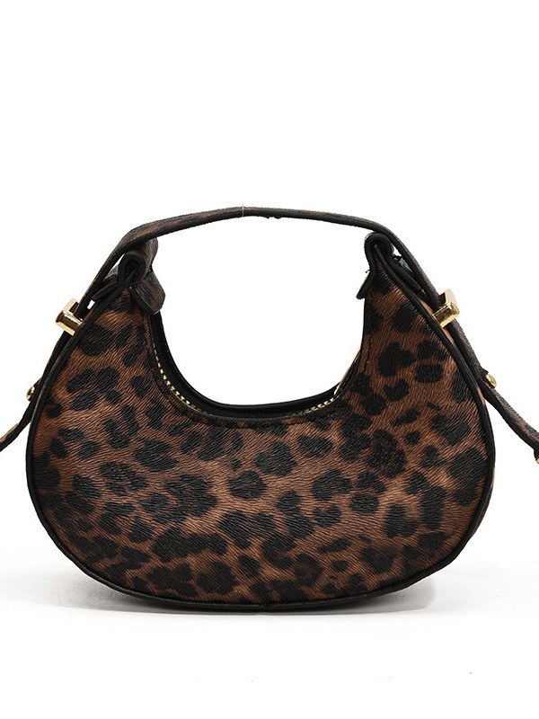 Niche Design Fashion Cute Ins Mini Bag Women's Western Style 2024 New Cross-border Portable Crescent Moon Bag