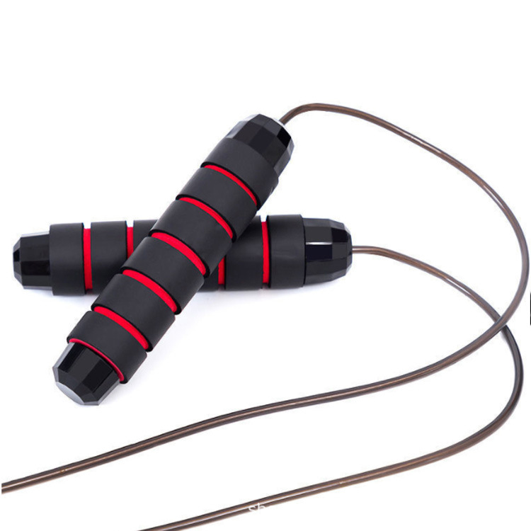 Steel wire rope skipping rope load bearing steel wire rope fitness weight loss fat burning students high school entrance examination hot sale