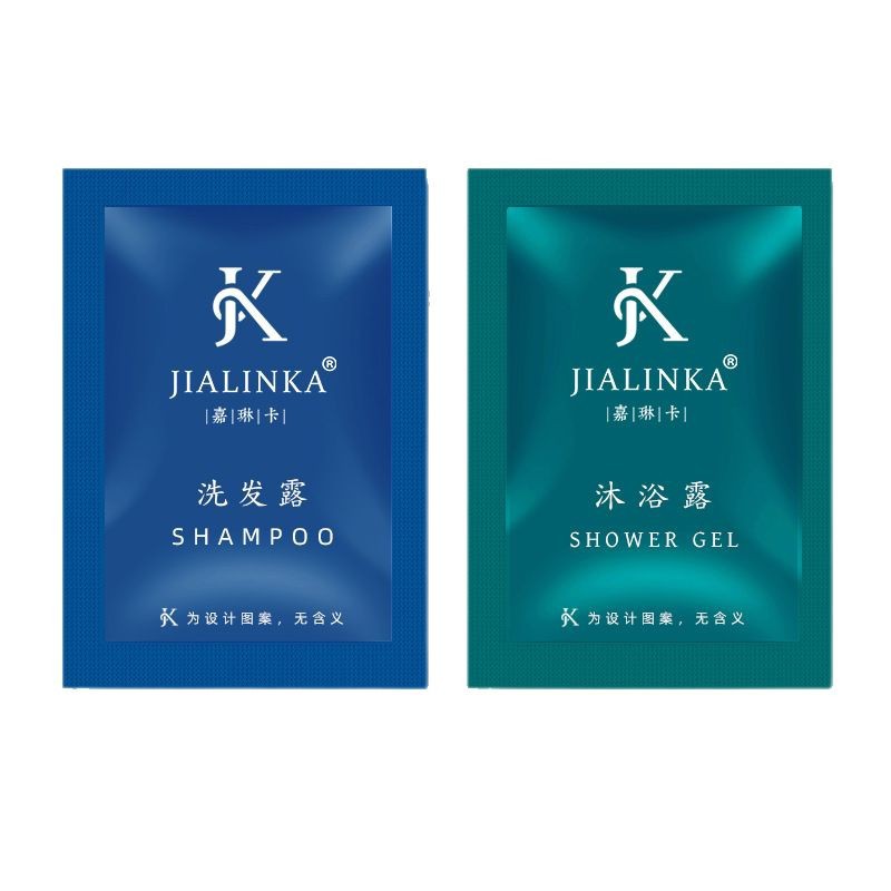 8ml bag shampoo shower gel Hotel Hotel disposable toiletries small bag shampoo whole Box Wholesale