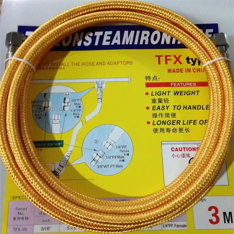 3.5м парового утюга, паропровод высокого давления, тефлоновый паропровод для генератора, паровой утюг