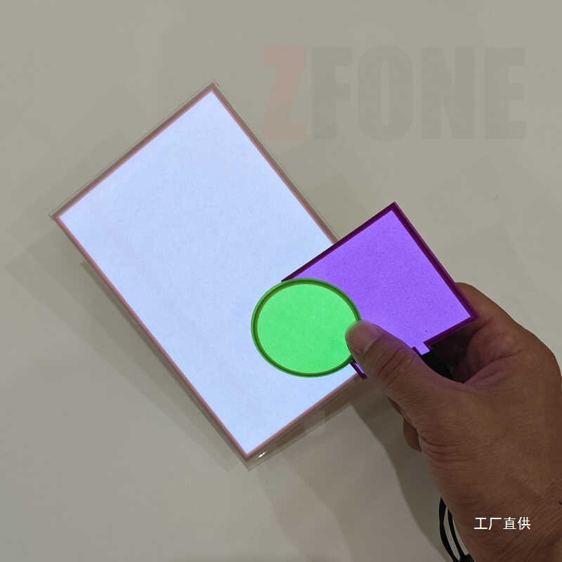 Cuttable Led Light-Emitting Sheet Ultra-Thin Light-Emitting Board Cold Light Sheet Battery Type Light Guide Plate Backlight Plate Flexible Light Board 12V