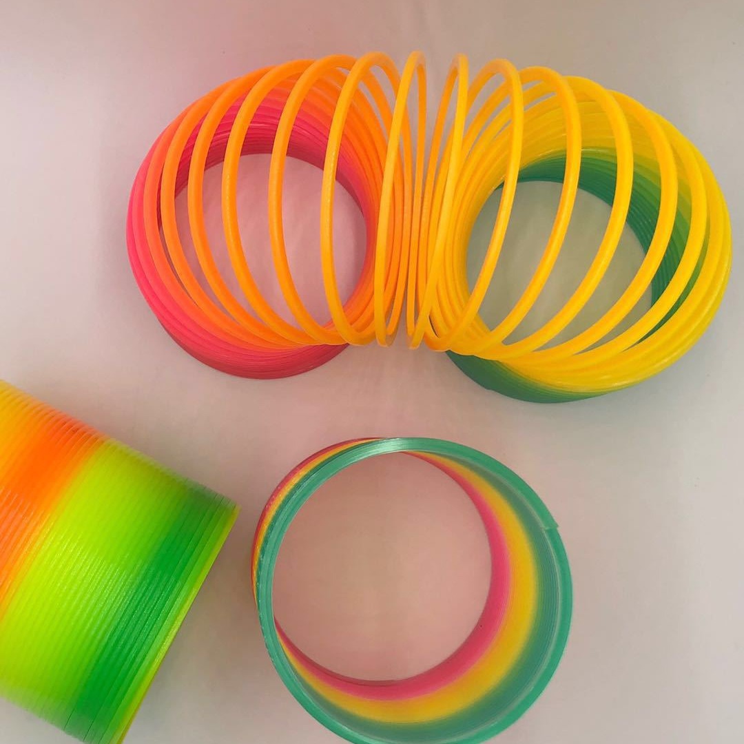 Cross-Border Large Rainbow Circle Street Stall Square Scene Wholesale 8.7*9 Spring Circle Hula Hoop Kidsren's Educational Toys