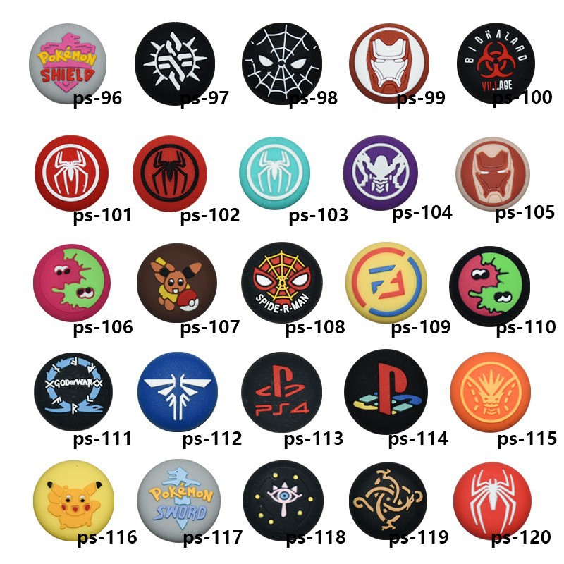 PS5/PS4 rocker cap gamepad 3d mushroom head rocker sleeve PS5 handle button cap silicone protective cap
