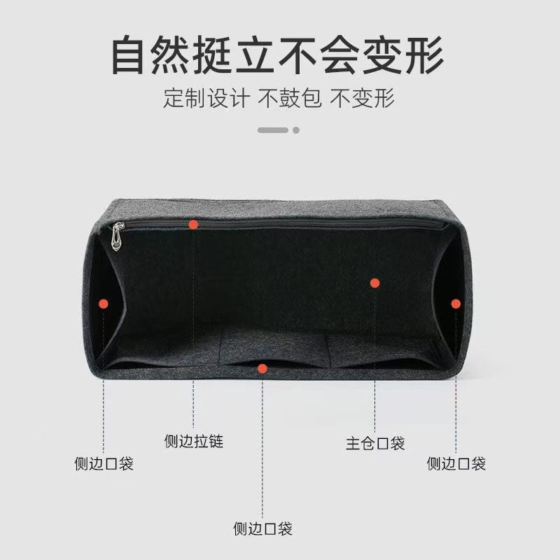 Suitable for Lv Keepall Inner Bag Lining 45 50 55 Luggage Storage and Organization Support Bag Inner Bag
