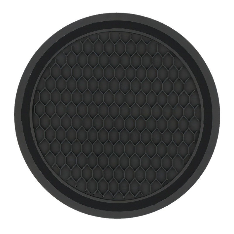 Cross-border hot new car cup pad PVC soft rubber non-slip cup pad car interior products factory direct sales
